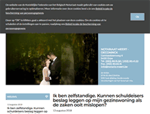 Tablet Screenshot of notaris-meert.be